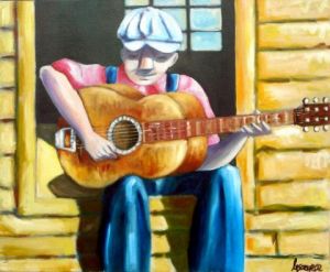 Peinture de Gerard Lesoeur: a propos du film DELIVRANCE