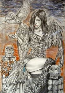 Dessin de Chris vannucci: Ange ou d