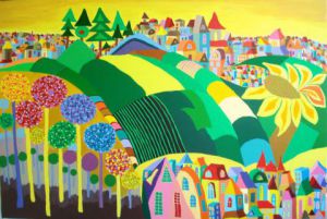 Peinture de Mimi Revencu: End Of May