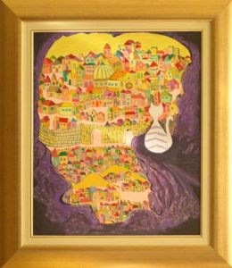 Peinture de Mimi Revencu: Vedere din pestera