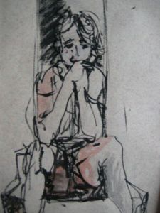 Dessin de anna matt: l'enfant