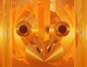 Art_numerique de lacourly: tête d'oiseau