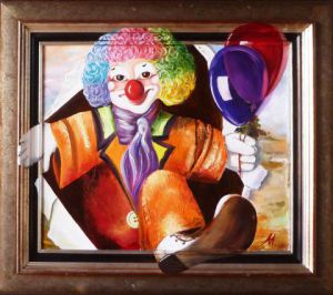 Peinture de ANNA MAILLARD: BONJOUR