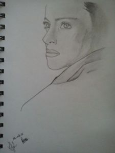 Dessin de fu_u-exil-art: Kajol (Actrice)