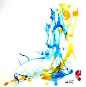 Dessin de Monick Bres : L'attente