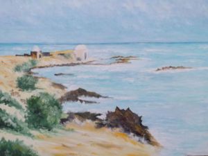 Peinture de charles : le vieux port zarzis