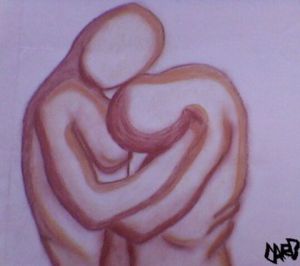 Illustration de Caro: Couple nu