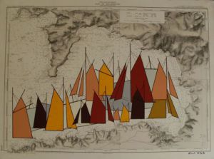 Peinture de NYLS Eliot: Voiles de Douarnenez