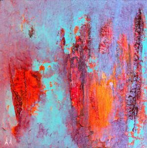 Peinture de anny aguiar: turquoise green