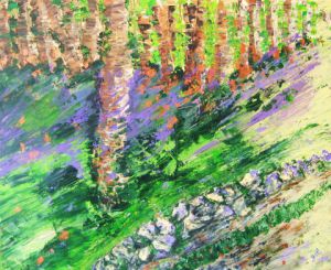 Peinture de gilda campanella: Le sous bois