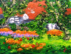 Peinture de gilda campanella: Le nid de mes amis