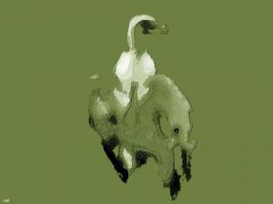 Art_numerique de S comme Souris: Pose du vautour