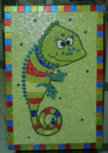 Mosaique de NATD: Le Caméléon enfantin