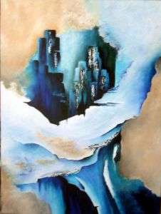 Peinture de TILOU: Azur