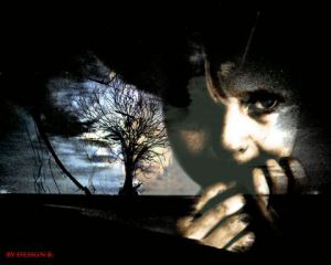 Art_numerique de empreinte: Sombre Enfance