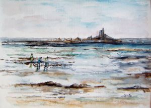 Peinture de Catherine VALETTE: La Hougue