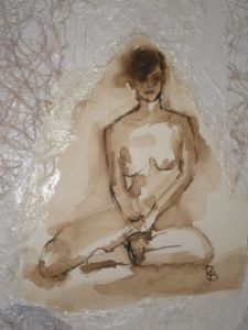 Dessin de Christibess: méditation