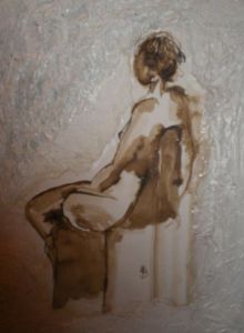 Oeuvre de Christibess: nu de dos 