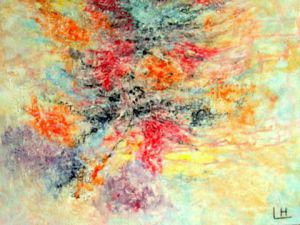 Peinture de lebreton-hays: Abstrait ,Fusion