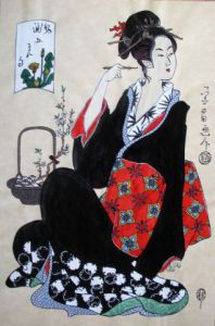 Peinture de Le Chaudron Encreur: Estampe