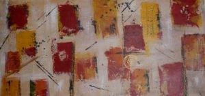 Peinture de lydia: patchwork