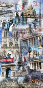 Art_numerique de stephane guenet: PARIS BY TRUXTMAN