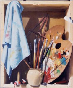 Peinture de le gaucher: Entre deux