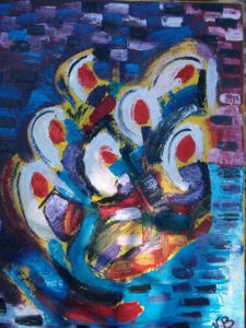 Dessin de VIRGINIE DUVAL BIAVA: La famille