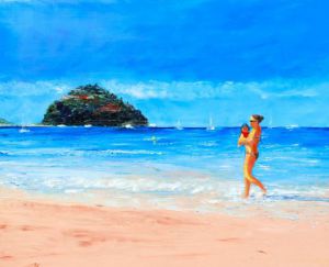 Peinture de Chantal  Urquiza: ÉTÉ A BREGANÇON