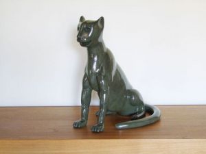 Sculpture de Xavier Jarry-Lacombe: Guépard