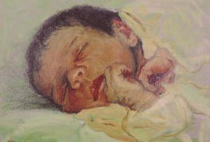 Peinture de chanu: Bonjour Camille