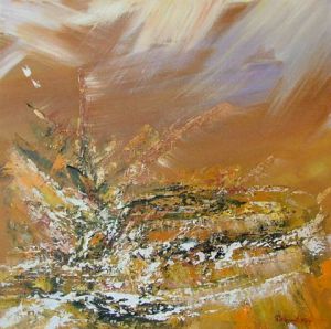 Peinture de Rene Vincent-Viry: Un peu de chaleur