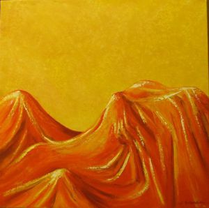 Peinture de Rene Vincent-Viry: Chaleur dans la toile