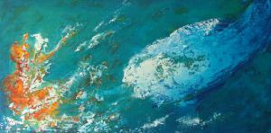 Peinture de Rene Vincent-Viry: Rendz-vous avec Moby Dick