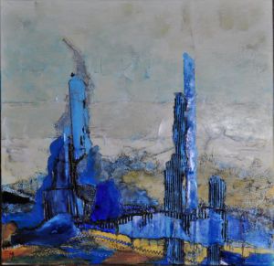 Peinture de Monique Attard: Dans quelle planète