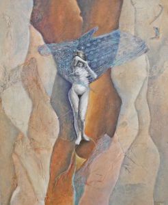 Peinture de Brigitte DUMONT: Phrynée