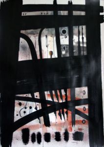 Dessin de David Czekmany: Les archéo-astronomes dans les strates