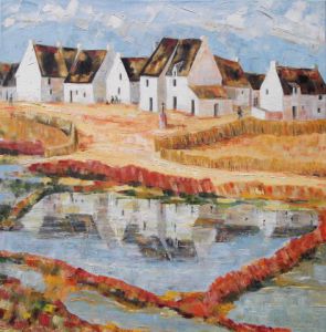 Peinture de Meryl QUIGUER: Hommage à Roffiat- Batz-sur-Mer