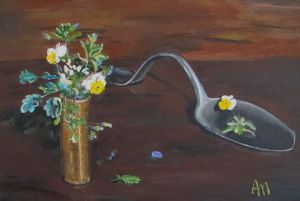 Peinture de annie massollo: Pensées de Paix