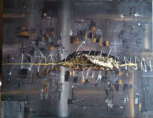 Peinture de FCR Arpaint: Vague dorée