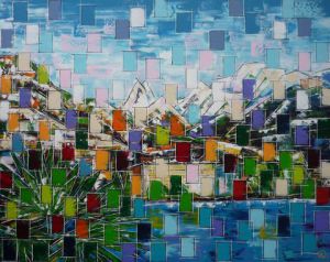 Peinture de Olivia BOA: Riviera (Montreux)