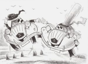 Dessin de Daniel PIERRE dit HUBERT