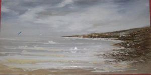 Peinture de BAPTISTE BALZANO: COTE BRETONNE