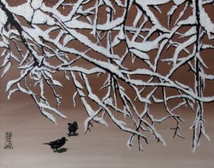 Peinture de Anna Karen: Snowy branches