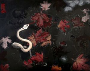 Peinture de Anna Karen: Rain and Snake