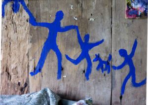 Peinture de MARIE INDIGO: B's blue