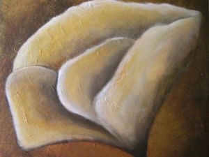 Peinture de Jigee: LA FLEUR JAUNE (AUTOMNE)