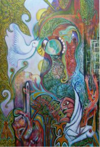 Peinture de Patrick Guerchet: Douleur