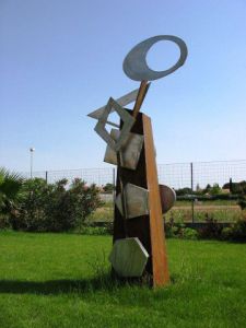 Sculpture de Liosculpture: Mobile de jardin