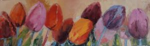 Peinture de Veronique LANCIEN: MES TULIPES 